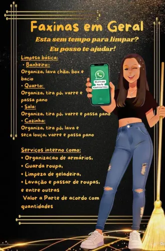 Diarista faxinas em Geral 