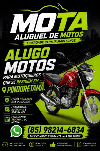 Aluguel de motos em Pindoretama 