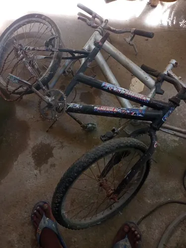 Dois quadros bicicleta infantil