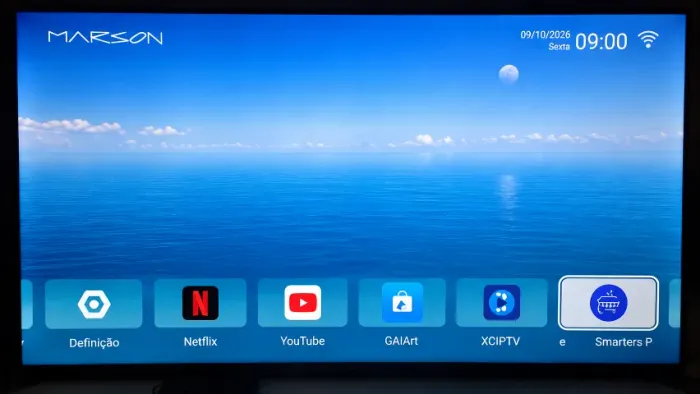 ? OLX: Smart TV MARSON com Wi-Fi, Netflix, YouTube e Aplicativos