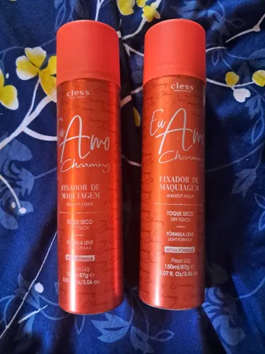 Spray Fixador de Maquiagem Cless Eu Amo Charming toque seco