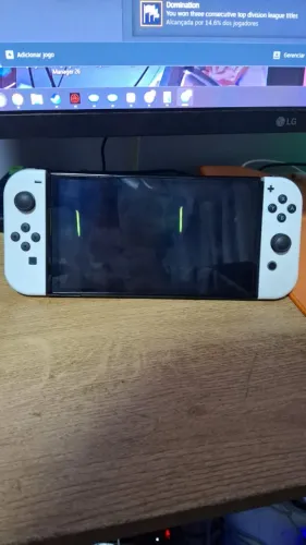 Nintendo Switch OLED com Animal Crossing e ssd 512GB