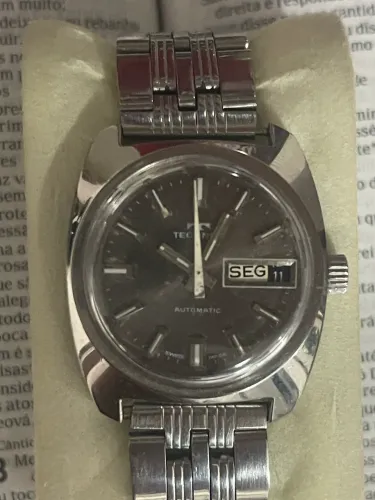 Relógio Technos Automatic Swiss Made Vintage Anos 70 - Ref. 10827