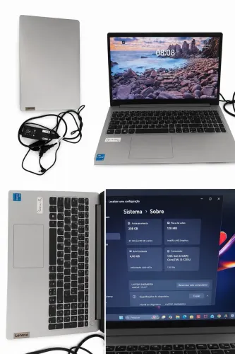 ? Notebook Lenovo IdeaPad 1 15IAU7 - Intel Core i3 12ª Geração | Estado de Novo | Na Caixa