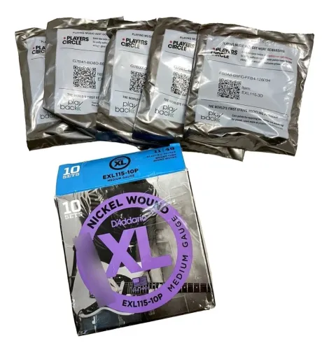 *Original* Encordoamento guitarra D'addario XL 010