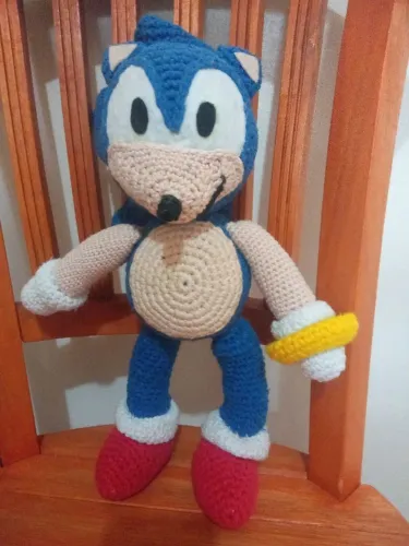 Sonic de crochê 
