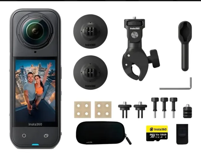 Insta360 X5 Motorcycle Bundle 8k Nova Pronta Entrega