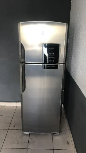 Geladeira inox 