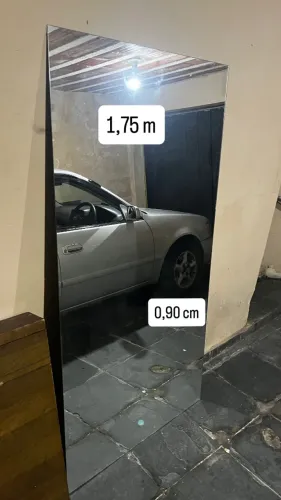 Espelho Grande 1,75 X 0,90 - P/ Salão, academia, loja de roupas, provador. 