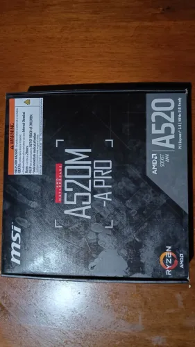A520M a pro,em perfeito estado e nunca usado