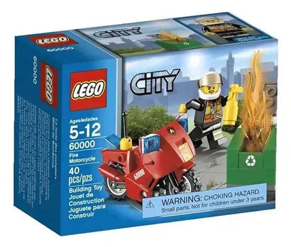 LEGO City 60000 - Fire Motorcycle (Moto dos Bombeiros) ?