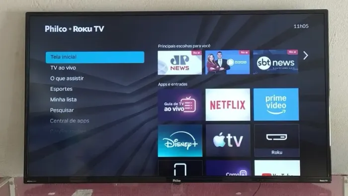 TV BOA BARATA E COM GARANTIA-SMART TV 42 ROKU PHILCO COM ATÉ 01 ANO DE GARANTIA