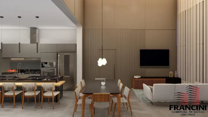 Casa em Condomínio para Venda em Bauru, Residencial Tamboré, 4 dormitórios, 4 suítes, 6 ba