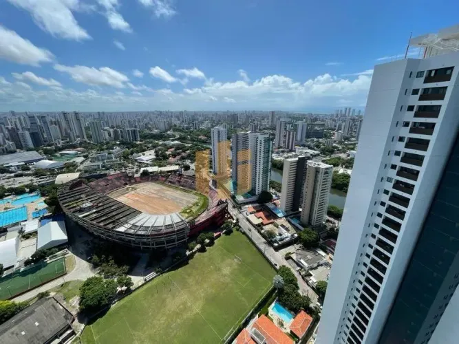Lindo apartamento com vista para a Ilha do Retiro!