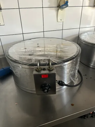 Tacho Elétrico de Fritura Profissional em Inox - Termostato