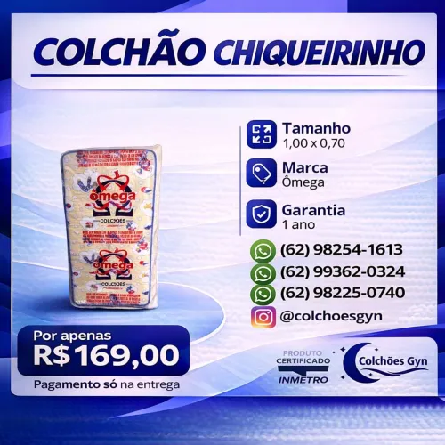 Colchão Chiqueirinho 1,00x0,70