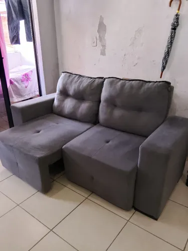 Sofá retrátil de 3 lugares 