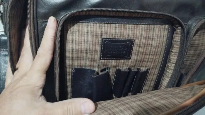 Pasta Executiva Masculina em Couro Legítimo - B2.CO Leather (Com Alça de Ombro)