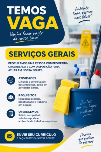 Auxiliar de Serviços Gerais