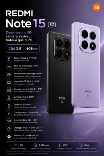 Redmi Note 15 5G 256 GB NFC
