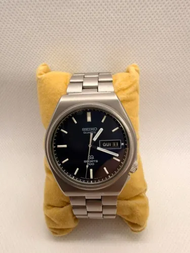 Seiko Quartz Sports 100 - * - Mostrador Azul