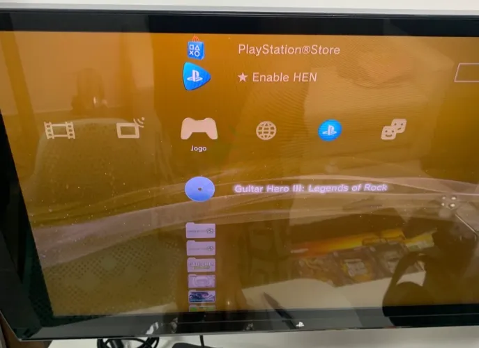 Monitor Sony 3D PlayStation funcionando