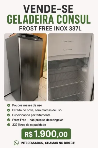 Geladeira Consul Frost free