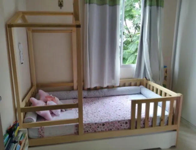 Cama Casinha com auxiliar