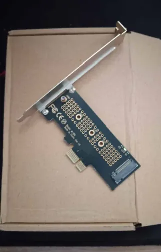 Adaptador Placa PCI-e X1 para nvme m.2