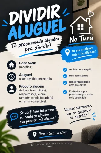 ATRÁS DE ALGUÉM PRA DIVIDIR AP