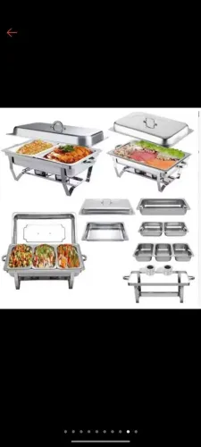 Réchaud profissional de inox 12 litros com 3 divisorias