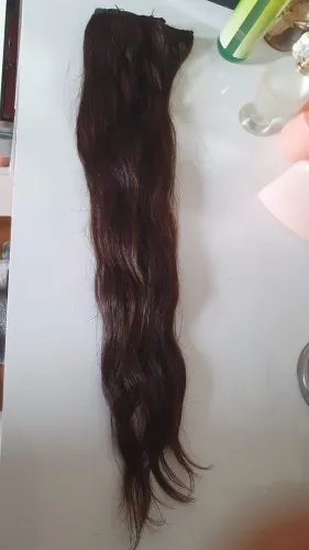 Mega Hair Cabelo HUMANO 55cm - Usado 1x - LINDO!
