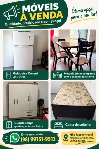 Venda de móveis, não faço entrega