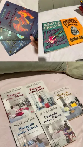 Trilogia sombra, livros Agatha e fazendo meu filme