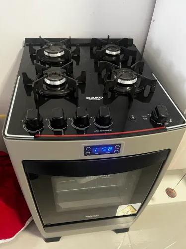 Fogão mesa de vidro Dako 4 bocas
