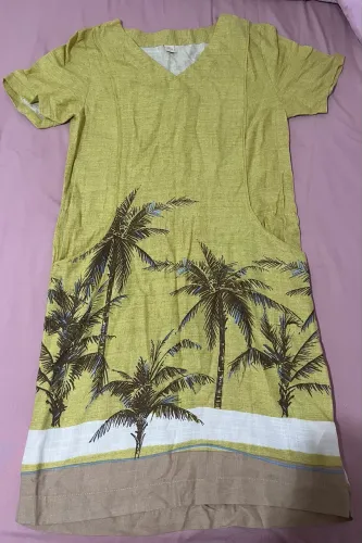 Vestido linho tam P