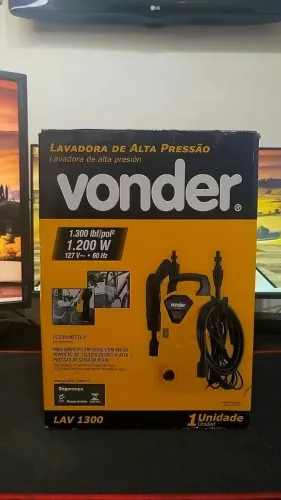 Lavadora de Alta Pressão Vonder LAV 1300 Nova 1200W 127V