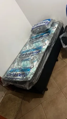 Cama box conjunto d20 solteiro oferta