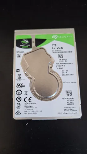 HD 1 TB Seagate Barracuda P/ Notrlebook ,Mini PC, Video Game ,Desktop e Armazenamento