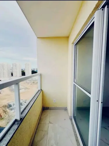 Apartamento 1/4 Grande Para locação Condominio Fechado Com Varanda