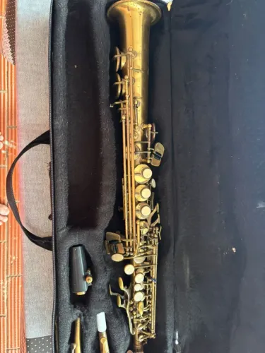 Sax soprano eagle + boquilha Everton 