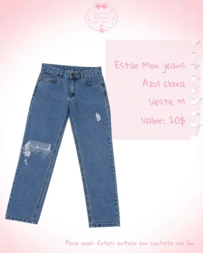 calça mon jeans M