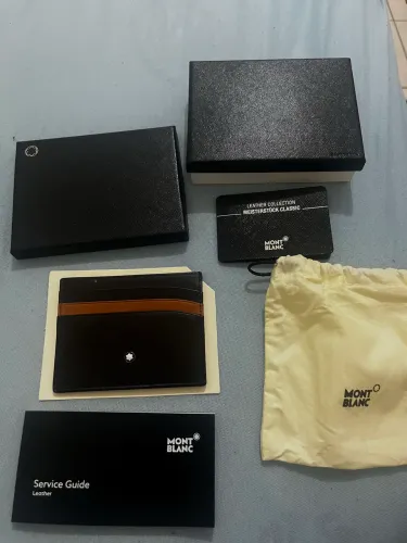 Carteira montblanc original sem uso