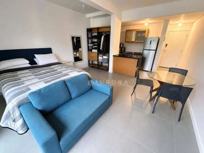 Studio com 1 dormitório para alugar, 42 m² por R$ 4.878,00/mês - Campeche - Florianópolis/