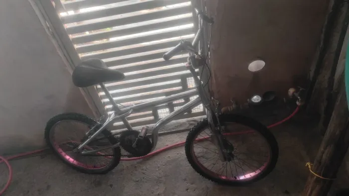Bicicleta Cross Cromada!