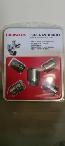 Parafusos/Porcas antifurto Honda