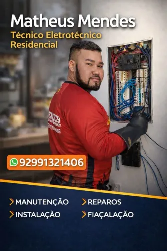 Eletricista Profissional cidade Autazes