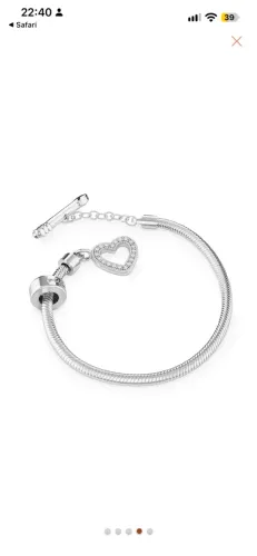 Pulseira Life Vivara Cupido Coração e Flecha em Prata 925