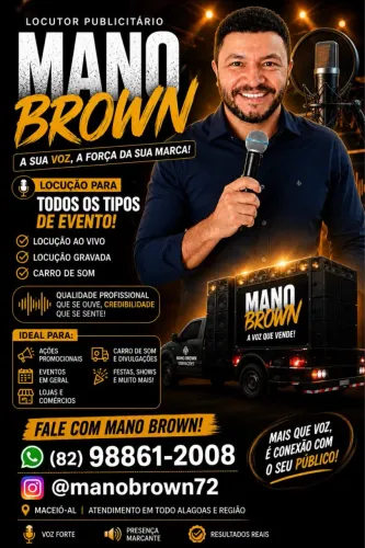 Locutor ( Ações,Eventos,Gravações e muito mais )
