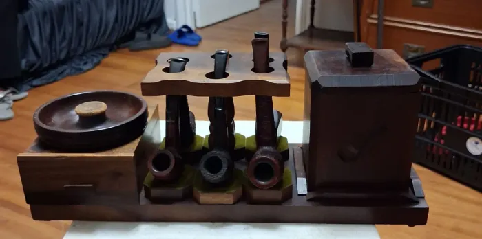 CACHIMBEIRA COM 6 CACHIMBOS NOBRES